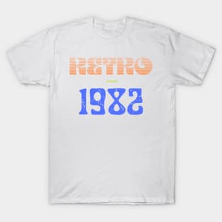 Retro Birthyear T-Shirt 1982 T-Shirt